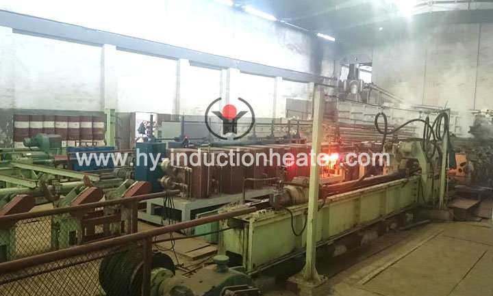Induction bright annealing line