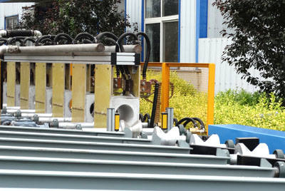 Casing quenching tempering line