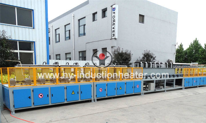 Casing quenching tempering production line