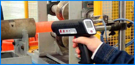 Heating bars for rolling