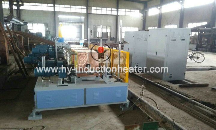 Steel bar induction heating system