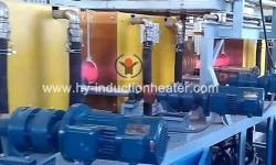 Steel pipe induction heating furnace