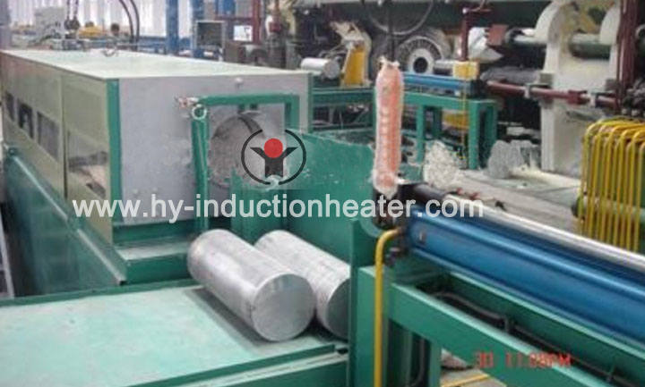 aluminum bar induction heating forging furnace