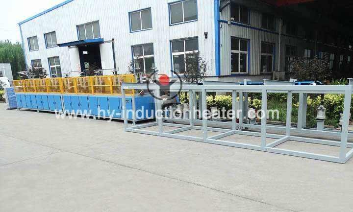 Heat treatment furnace for grinding ball forging