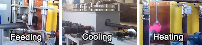 induction heating bar for hardening