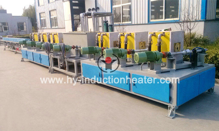 Long bar hardening and tempering furnace