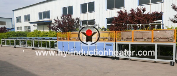 pipe heat treatment line