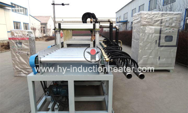 Plate induction quenching machine