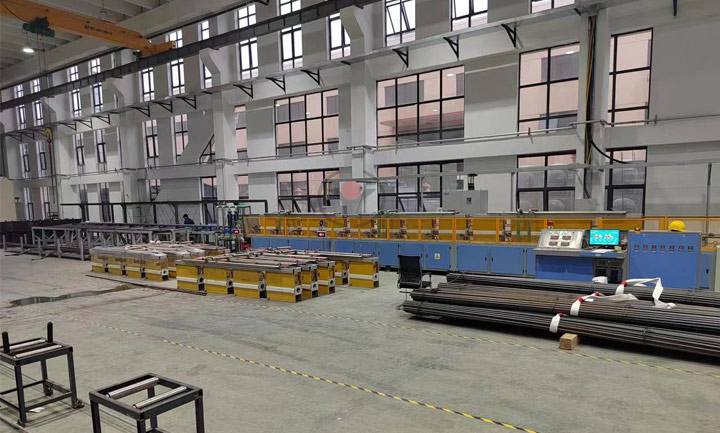 Steel bar induction hardening and tempering equipment