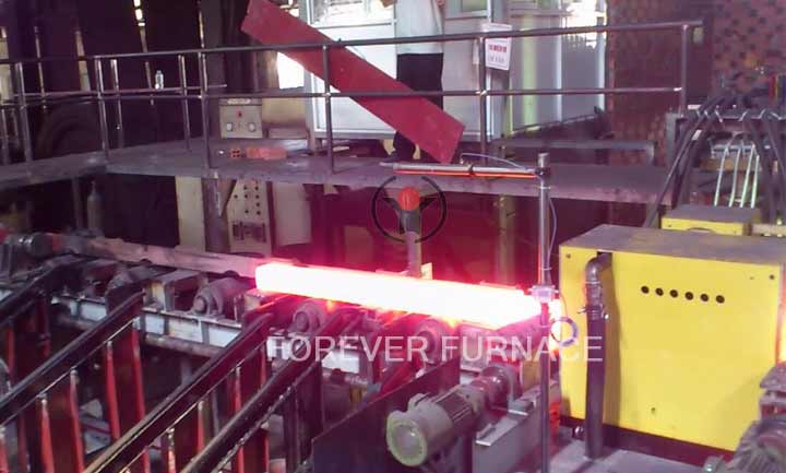 Steel billet induction heating furnace