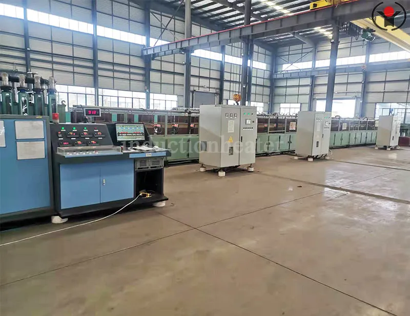 long bar induction heat treatment system