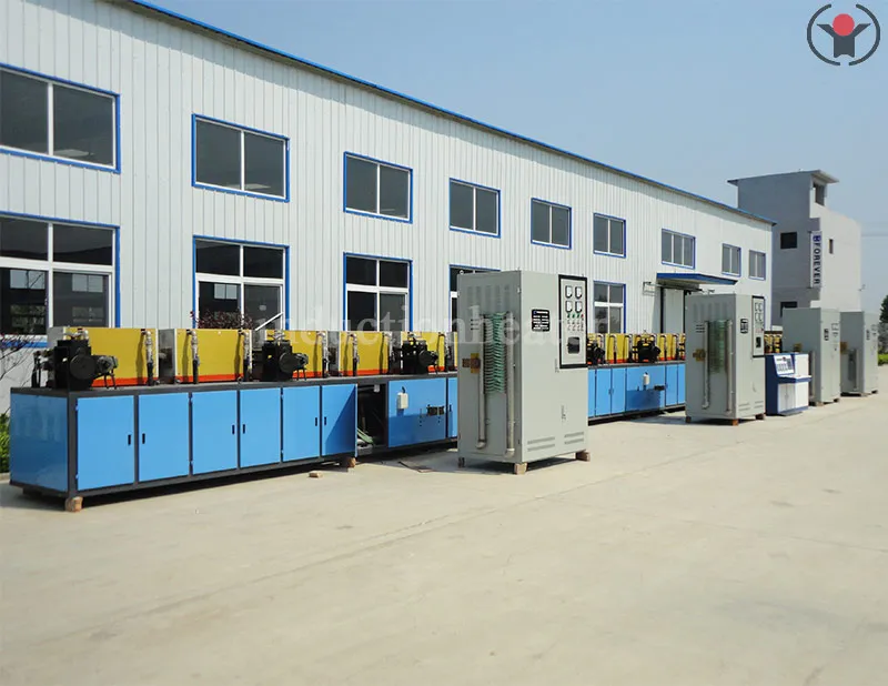 threaded bar hardening and tempering system