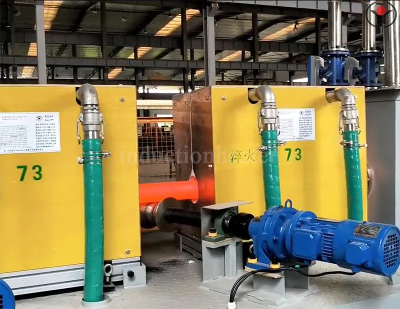 oil pipe heat treatment line
