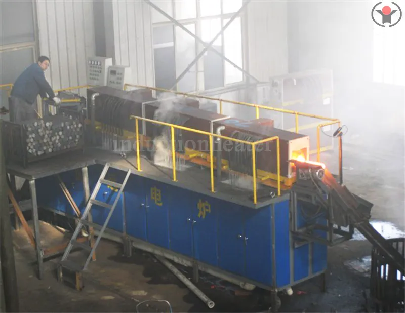 Drill pipe forging heating transfer furnace