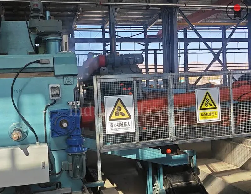 Hot rolling steel bar furnace for steel ball