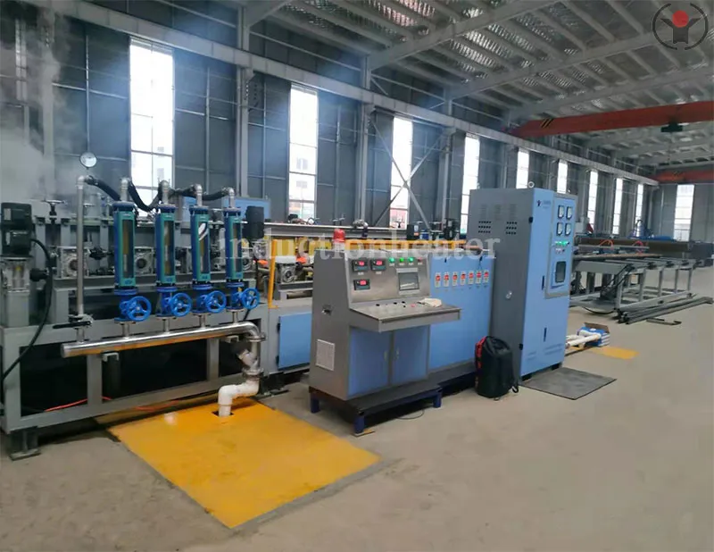 Square steel pipe hardening and tempering furnace