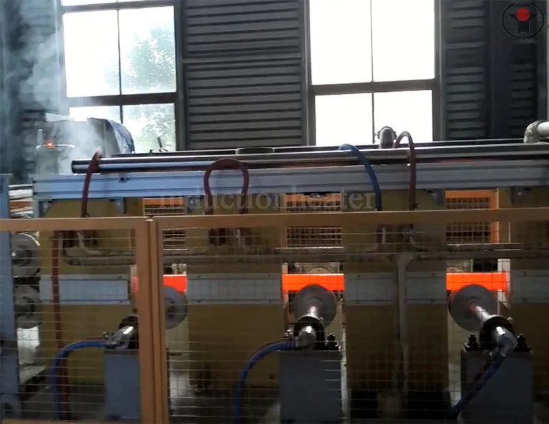 Seamless steel pipe heat treatment process