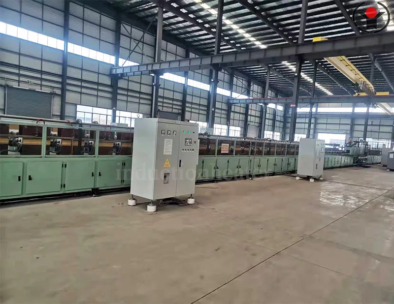 steel bar induction heat treatment furnace