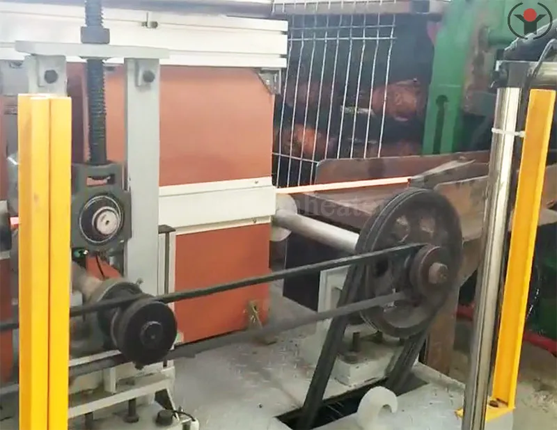 Threaded bar induction hardening and tempering equipment