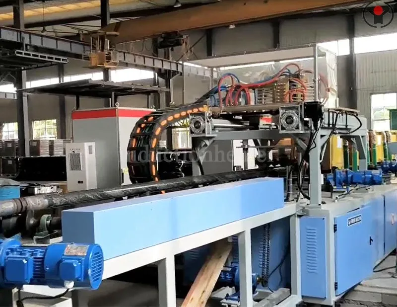 Oil pipe casing induction heat treatment furnace