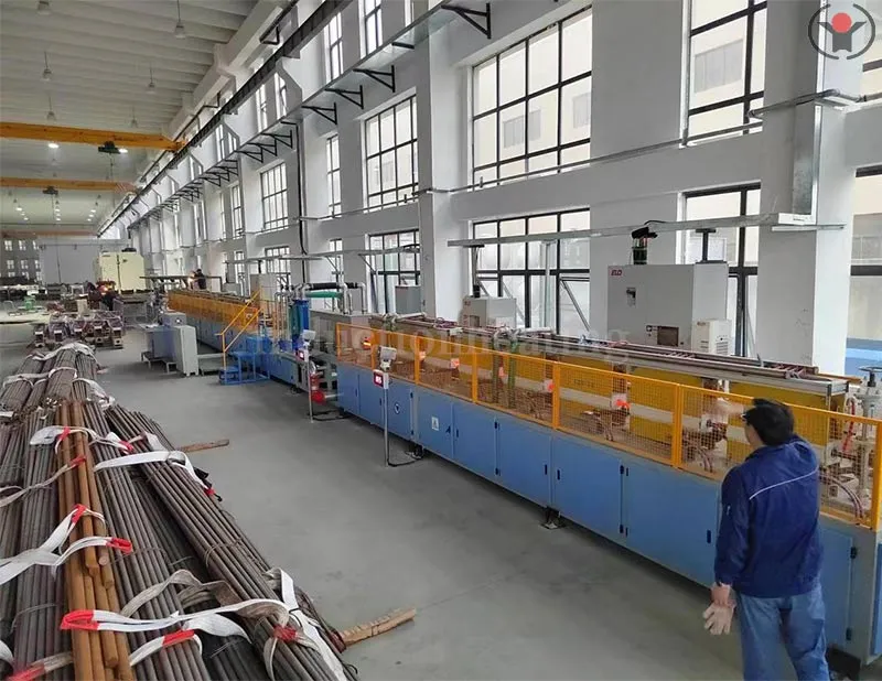 newly developed long bar induction heating production line