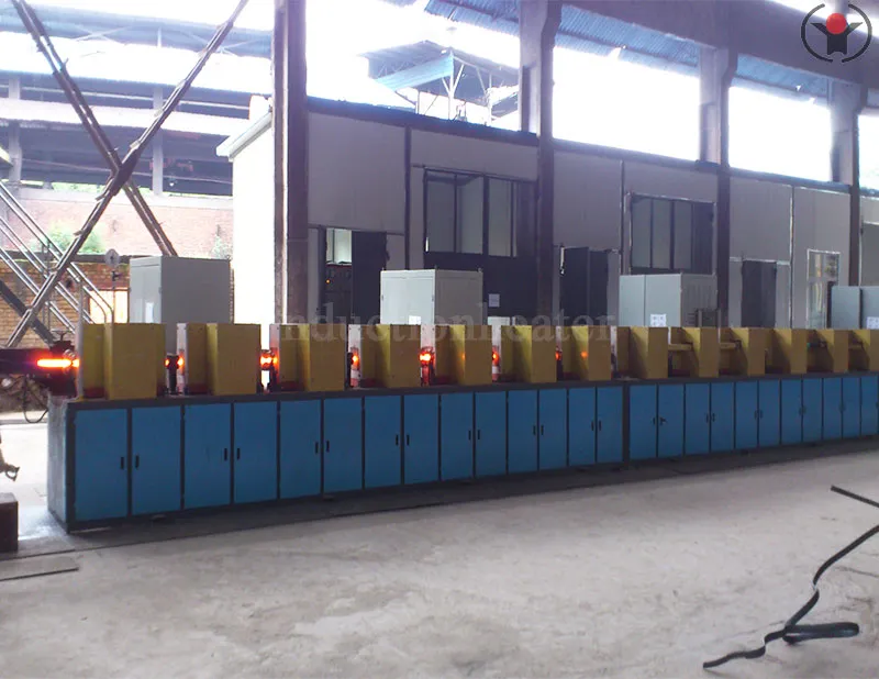 threaded rod heat treatment machine