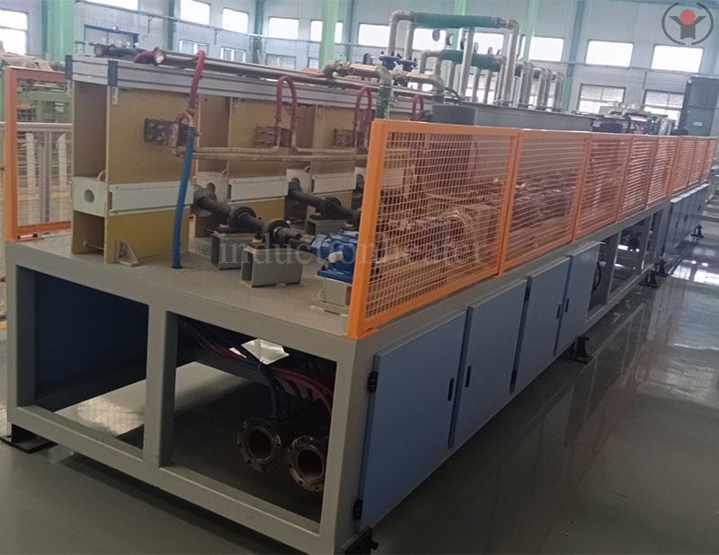 Case of bar quenching and reheating furnace