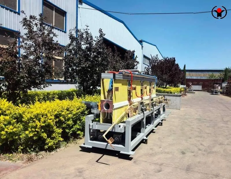 Titanium rod heat treatment machine