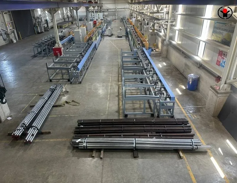 Optimizes Long Bar Induction Quenching and Tempering Line