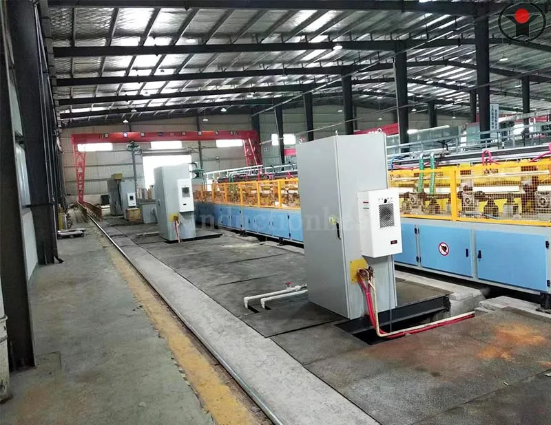 Upgrades Quenching & tempering machine for steel bar