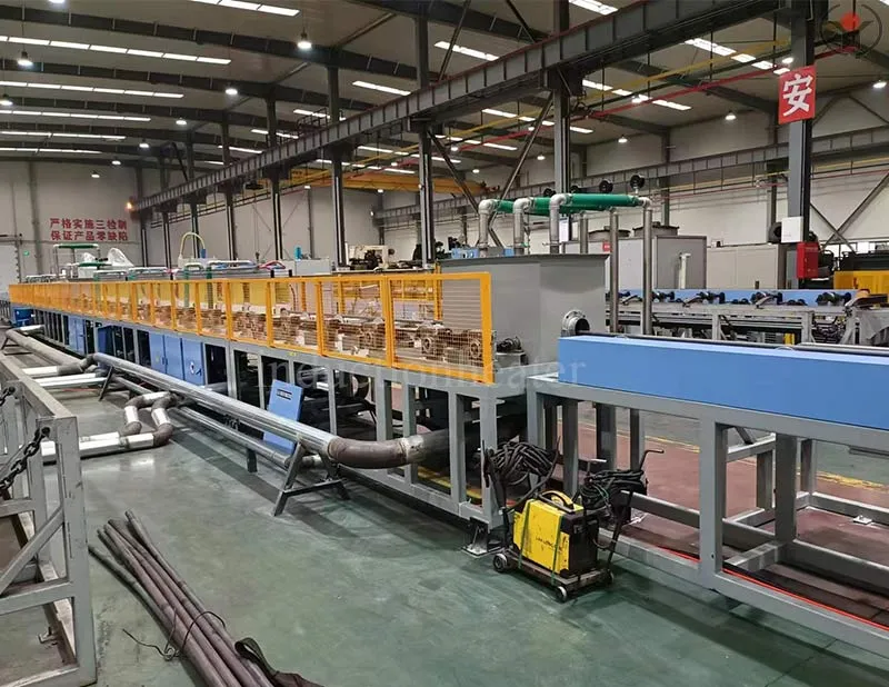 Long Bar Induction Quenching and Tempering Machine | Forever Serbia Project Case