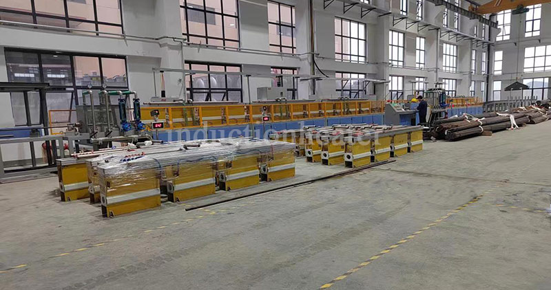 Round Bar Quenching Tempering Induction Heat Treatment Furnace