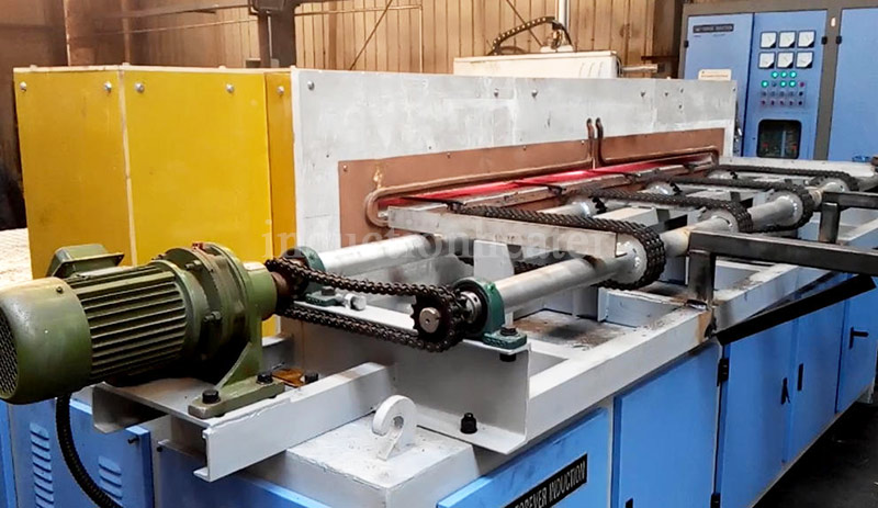 Steel slab induction hardening and tempering equipment