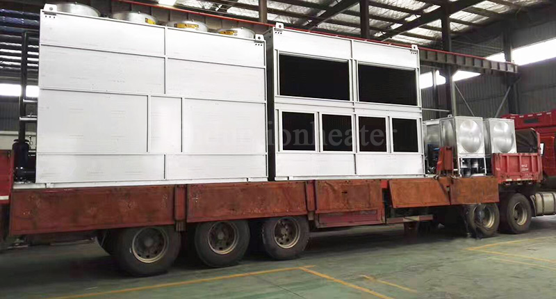 Water cooling system for induction furnace