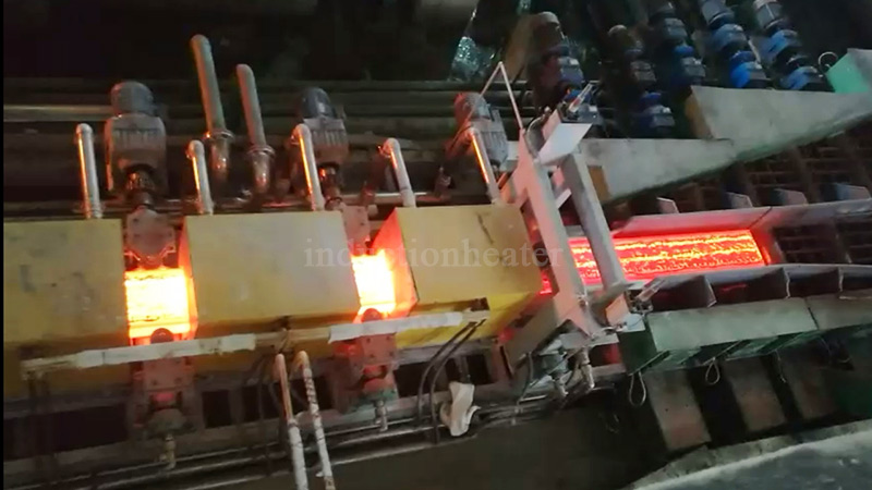 Square billet induction heating furnace