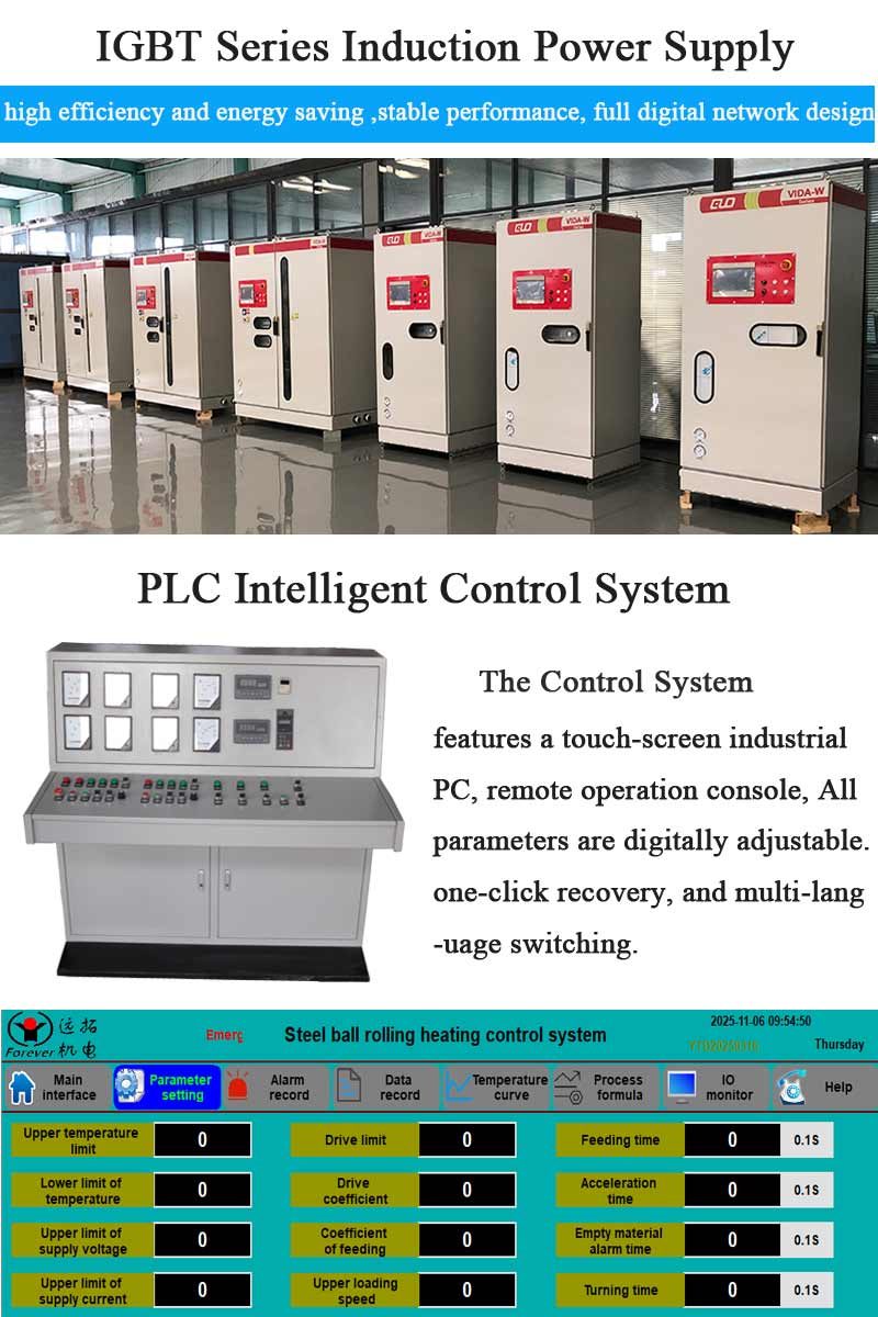 Copper rod heating furnace