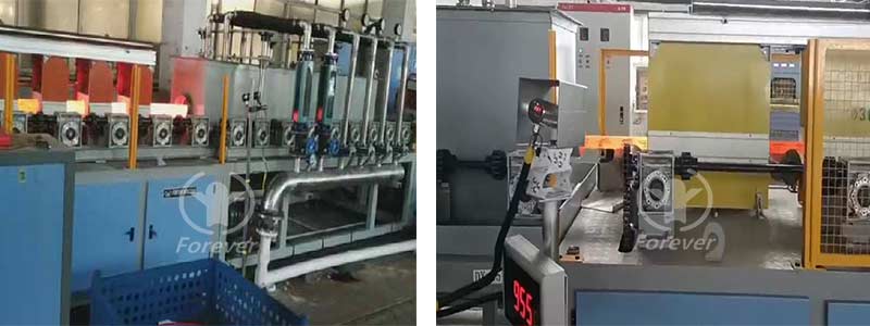newly developed long bar induction heating production line