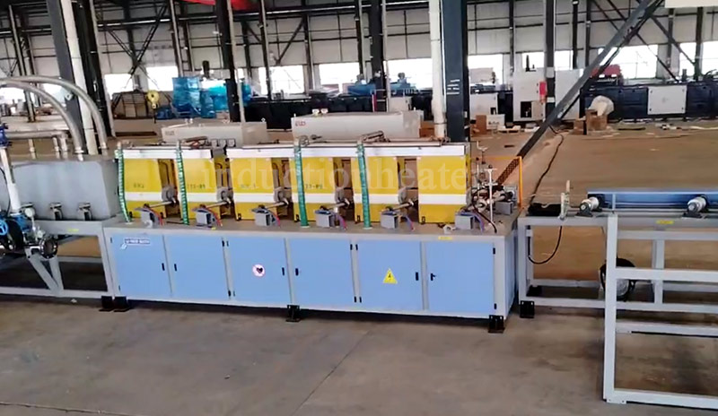 steel pipe induction  heat treatment machine ,