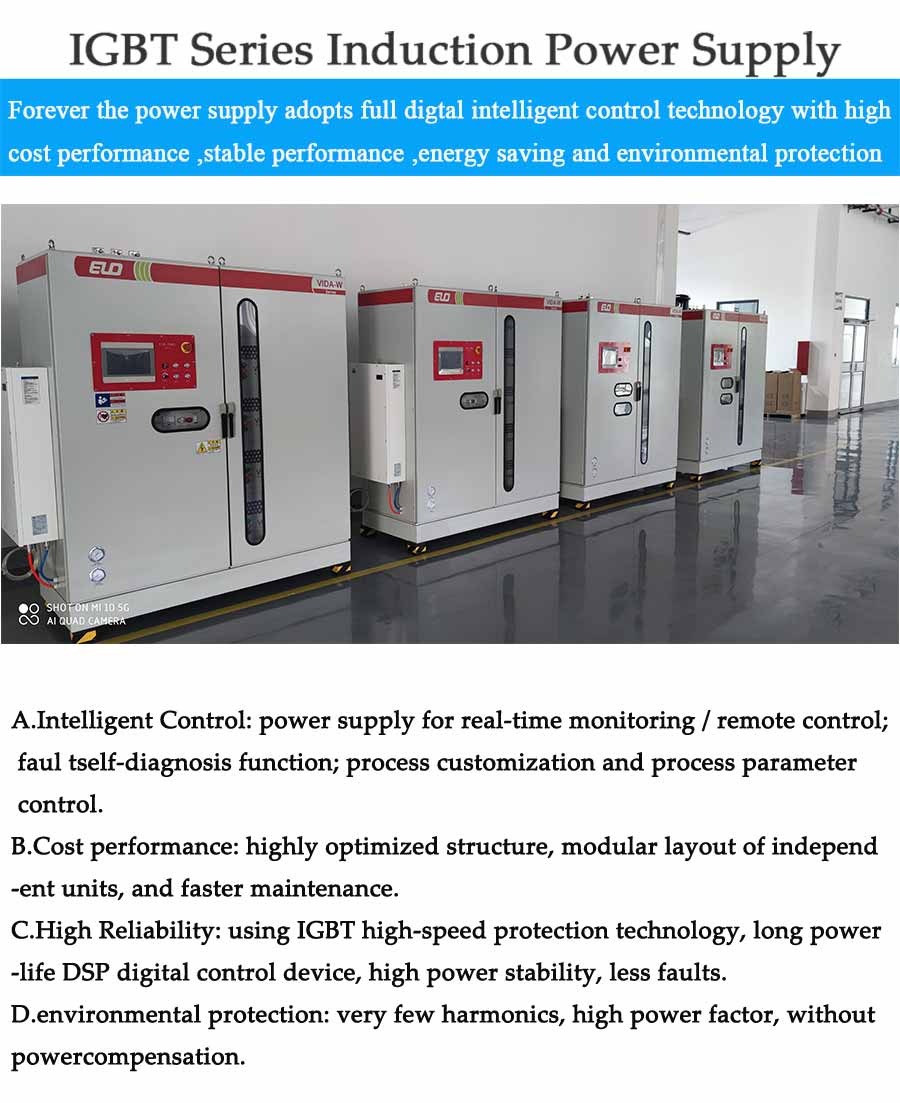 Titanium rod  induction heat treatment line
