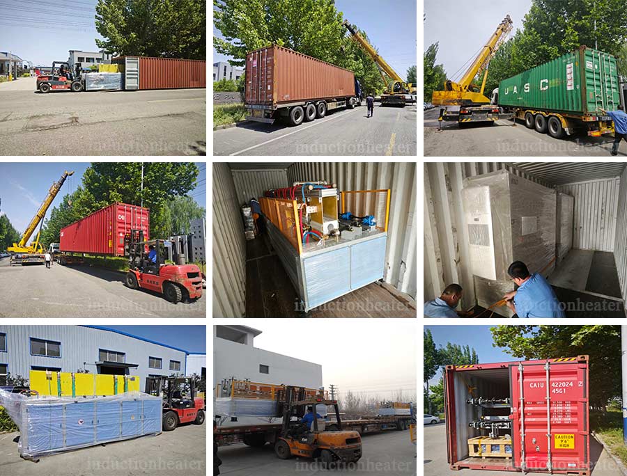 Titanium rod  induction heat treatment line