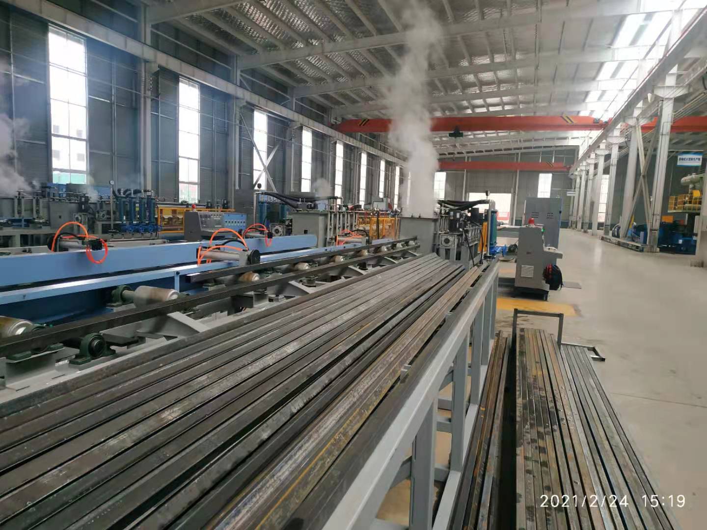 square pipe quenching and tempering production line advantages