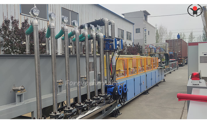 oil drill pipe induction heat treatment machine
