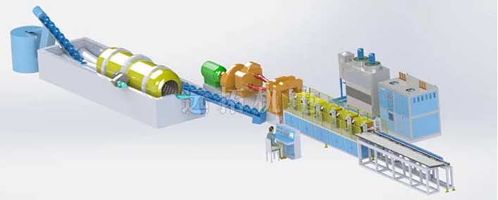 Steel ball hot rolling production line