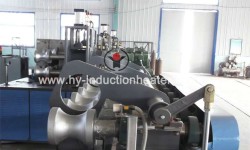 Steel bar induction heating furnace