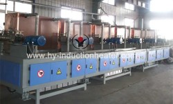 Steel billet induction heating furnace