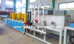 Steel bar induction hardening machine