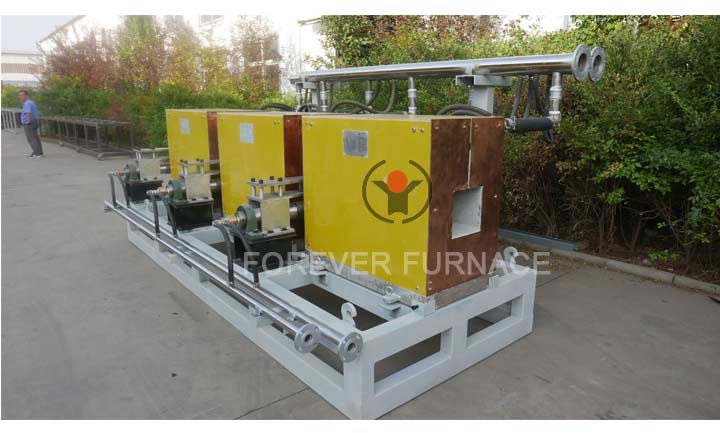 Continuous casting billet induction heating furnace