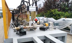 Deformed bar heat treatment machine