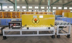 Induction furnace forging machine