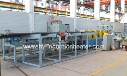Continuous long bar & pipe & plate induction quenching furnace